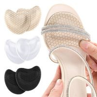 Coussinets métatarsiens pour femmes, coussinets en gel pour l'avant-pied, antidérapants, inserts pour talons hauts, inserts de chaussures en gel