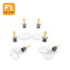 Groothandel Hajima Cupping Set Plastic Vacuüm Cupping Set Hijama Cups 1 Tot 8 Maat Enkele Cupping Hijama Cups