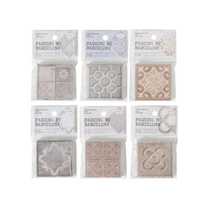 Bloc de Notas Adhesivas, 50 Unidades por Paquete, Serie Barcelona, Diseño de Azulejos, Material Básico, Planificador, Notas Adhesivas Decorativas - Product Image 5