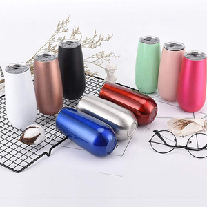Tazas de acero inoxidable personalizables GC de 6OZ con asa, botellas de agua de doble pared/tazas, bonitas tazas térmicas, tapas, accesorio - Product Image 4
