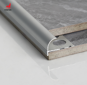 Profilés en aluminium de parquets Bordure en céramique Garniture de carrelage Garniture en métal Bandes décoratives - Product Image 1