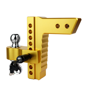 Enganche de remolque retráctil ajustable universal, bloqueo de enganche de remolque de aluminio para coche y camión todoterreno de 2 pulgadas para Tractor - Product Image 4