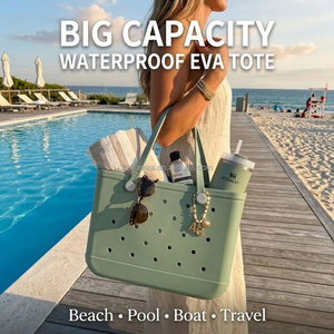 Sac de plage en EVA en gros à prix abordable, sac fourre-tout en caoutchouc durable, grand sac de piscine résistant à l'eau pour la plage et la collecte de coquillages en vrac - Product Image 6