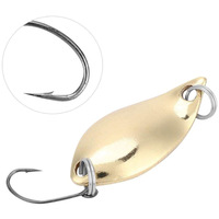 Perlengkapan Memancing Grosir Kail Logam Tunggal Umpan Buatan Bentuk Sendok Berbahan Bulu Ikan Minnow dengan Payet 2.5/3.5/5g Air Asin