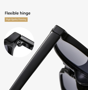 Người đàn ông mới chất lượng PC nóng bán xu hướng <span class=keywords><strong>Retro</strong></span> lớn khung tròn Khung kính mát phụ nữ thời trang chống UV sang trọng hình bầu dục mặt kính mát - Product Image 6