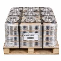 Flens Pipa Stainless Steel 316L Tahan Korosi untuk Pengolahan Kimia, Model Raised Face Slip On, Standar ASME B16.5, Langsung dari Pabrik