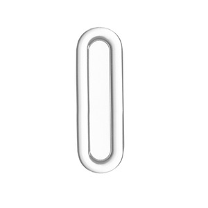 Self-Adhesive Sliding Door Handle Oval Acrylic Transparent Wardrobe Glass Door Handle Easy Installation Pack Of 4 - Product Image 5