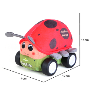 Voiture RC <span class=keywords><strong>Coccinelle</strong></span> en Peluche Musicale 2,4 GHz Interessante et Douce avec Fonction Blocs de Construction - Product Image 4