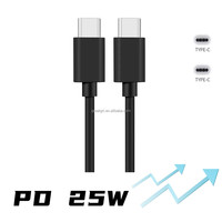 Cables de carga rápida tipo C a tipo C 3A PD de 3 pies Cables DE DATOS DE cargador con cable para teléfono móvil