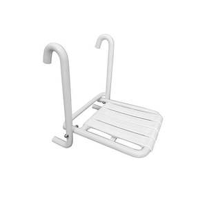 Asiento de ducha colgante de 50 cm de largo, 15 cm de ancho y 53 cm de altura, plegable para baños - Product Image 1
