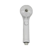 Pommeau de Douche Amovible Premium 3 Modes Haute Pression Chromé Noir Blanc avec Fonction Ionique – Ensemble Moderne