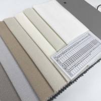Tissu d'ameublement en microfibre tricotée imprimée effet lin, aspect naturel, pour canapé, chaise et intérieur