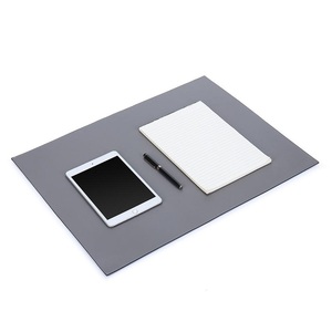 Tùy Chỉnh Sang Trọng 9Pcs Văn Phòng Phụ Kiện Grey PU Da + MDF Văn Phòng Bàn Thiết Lập Bàn Văn Phòng Phẩm Thiết Lập Tổ Chức - Product Image 5