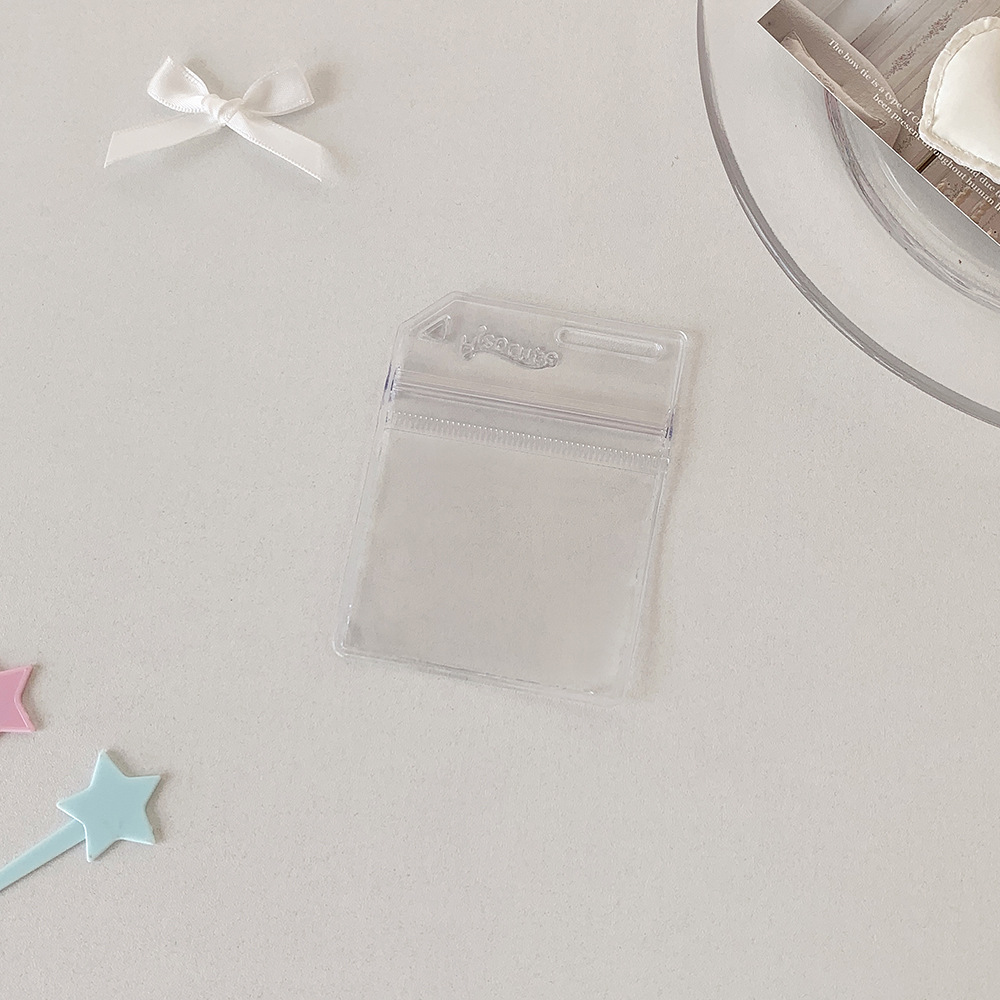 Una bolsa de sellado transparente