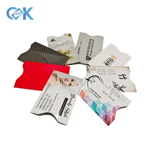 2023 Hot Sale Rfid Blocking Card Sleeve Protector Rfid Blocking Scanning Aluminiumfolie Kaarthouder Mouw