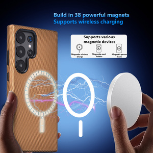 Lujo hecho a mano PU cuero móvil contraportada casos <span class=keywords><strong>para</strong></span> <span class=keywords><strong>Samsung</strong></span> Galaxy <span class=keywords><strong>S</strong></span> <span class=keywords><strong>22</strong></span> 24 Plus <span class=keywords><strong>Ultra</strong></span> - Product Image 4