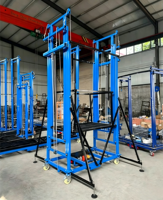 Échafaudage Électrique en Acier Robuste, Conception Pliable, Capacité de Charge de 500 kg, Haute Efficacité, Nouveau pour la Construction