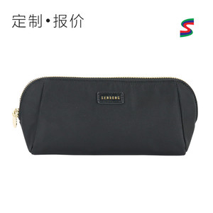 Senda Wholesale Minimalist Casual Style Print PU Cosmetic Bag <b>Case</b> Multi-Function Hanging Built-In Hook Zipper String <b>Small</b> - Product Image 1