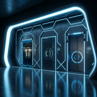 Porte coupe-feu et insonorisée en acier inoxydable pour intérieur commercial moderne KTV, bar personnalisé, box karaoké, salle privée, finition de qualité, garantie 5 ans