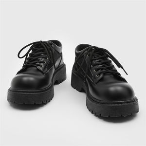 Chaussures décontractées de luxe en cuir pour hommes, respirantes, à lacets, style marche, avec doublure en maille et semelle intérieure en EVA – Vente en gros - Product Image 2