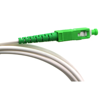 Câble de raccordement en fibre optique FTTH 3.0mm G657A2 blanc 1.5m 2m SCAPC Cordon de raccordement fibre optique Câbles de communication