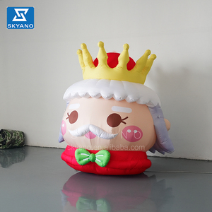 Personnages de dessins animés gonflables Roi et <span class=keywords><strong>couronne</strong></span> gonflable Accessoires de décoration de scène de théâtre de mascotte - Product Image 3