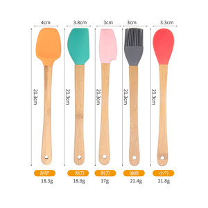 <span class=keywords><strong>Accessori</strong></span> per la <span class=keywords><strong>casa</strong></span> e la cucina set di utensili da cucina 5 pezzi utensili da cucina in Silicone per alimenti resistenti al calore - Product Image 2