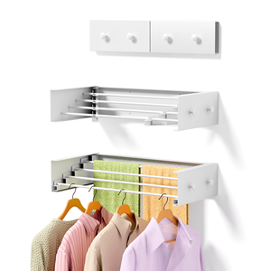ราวตากผ้าพับได้แบบพับเก็บได้ ราวตากผ้าแบบพับได้สำหรับเสื้อผ้า - Product Image 1