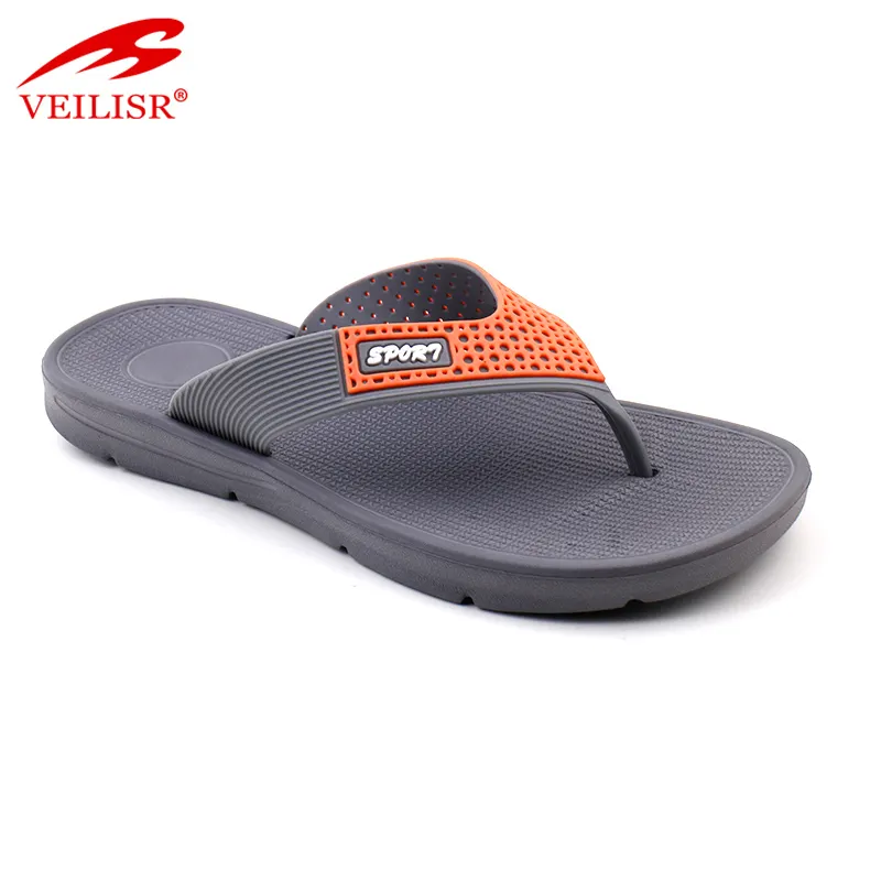 New design summer walking PVC strap slippers men flip flops