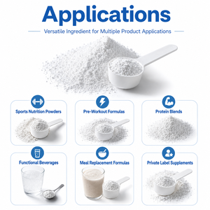 Creatina Monohidrato OEM de Marca Privada, Polvo de 200 Mallas, Suplemento Dietético de Grado Alimenticio, Creatina Monohidrato en Sobres con 99% de Pureza - Product Image 3