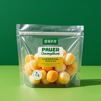 Pochette d'emballage de fruits secs en plastique avec logo personnalisé sac d'emballage alimentaire sec transparent
