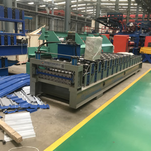 Hai Lớp hình thang mái ngói máy hai lớp mạ kẽm ngói lợp tấm máy làm đôi cuộn hình thức máy - Product Image 5