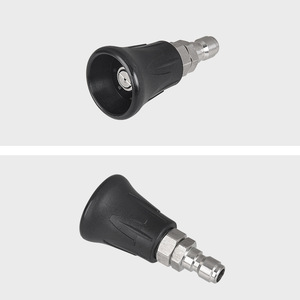 Buse de nettoyeur haute pression Sinaka, raccord rapide 1/4, pulvérisation en forme d'éventail en acier inoxydable pour usage domestique et commercial - Product Image 4