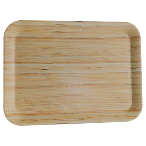 11.5"-16" Sustain long-term use wood plastic trays, custom melamine tray for food rolling