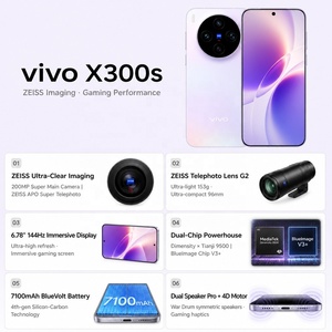 vivo X300s, กล้องหลัก 200MP ZEISS Super, กล้องซูเปอร์เทเลโฟโต้ ZEISS APO, หน้าจอ ZEISS Master Color 144Hz, โทรศัพท์มือถือสำหรับถ่ายภาพระดับมืออาชีพ - Product Image 2