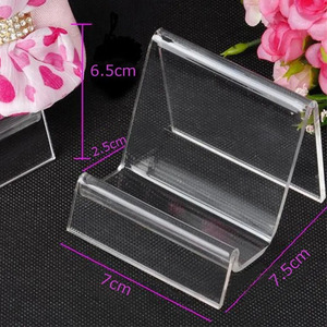 Expositor de Acrílico Transparente para Bolsos de Mano, Soporte de Plástico para Carteras y Monederos, para Tiendas Minoristas - Product Image 6