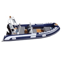 Bateau pneumatique Hedia Ocean Master 16 pieds en Hypalon Sport Dockitjet Rib, jet ski en PVC