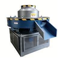 Machine à briquettes de carburant RDF à 54 trous, à pressage à froid, haute densité, refroidissement par air et eau, taille de moule personnalisable, pour boues de papeterie