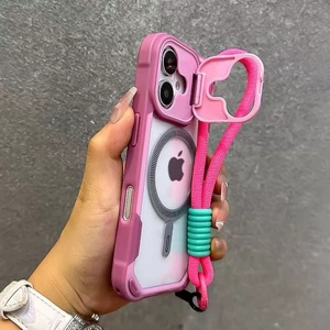 เคสใสพรีเมียมสำหรับ iPhone 16 Pro Max/15 Pro Max/14 พร้อมแม่เหล็กดูดและดีไซน์ป้องกันการตก - Product Image 5