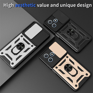 Funda Protectora Antigolpes con Anillo y Cubierta Deslizante para Cámara para <span class=keywords><strong>Honor</strong></span> X9d, Magic8 Lite, X6d, 600 Lite, X9c, <span class=keywords><strong>X8</strong></span> - Product Image 6