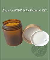 Couvercle rond en bambou personnalisé en usine, de haute qualité, avec bouchon à vis, écologique, réutilisable et étanche pour bocaux à large ouverture de 8 oz