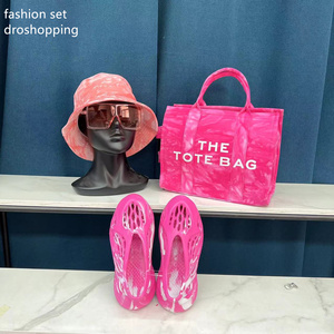 Sandalias de corredor de espuma de diseñador para mujer, bolsos de lona, conjunto de gafas, envío directo - Product Image 2