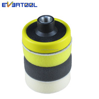 EVERTOOL Kit de Esponjas para Reparación de Arañazos y Pulido, Almohadilla de Espuma para Pulido Rápido, Compatible con Pulidoras de 3 Pulgadas o Pulido Manual