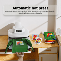 Presse à Chaud Électrique Automatique 38x38cm Haute Pression pour Transfert Thermique sur T-shirts et Sacs Fourre-tout par Sublimation
