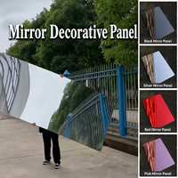 Panneau mural en charbon de bambou effet miroir pour projets hôteliers, panneau en cristal de carbone pour décoration murale intérieure, Chine, Catégorie transversale