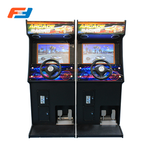 Đồng tiền hoạt động <span class=keywords><strong>Arcade</strong></span> đua xe trò chơi máy lái xe Mô phỏng trò chơi video cho công viên giải trí - Product Image 4