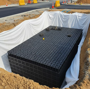 Module de réservoir de rétention et d'atténuation des eaux pluviales 60t/m², caisses de drainage pour sous-parking, allées piétonnes et passerelles, prix bas - Product Image 3