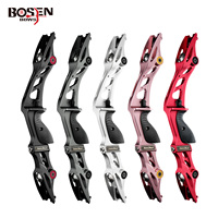 Busur Berburu dan Riser Panahan Tradisional dengan Paduan Aluminium ILF 19 inci dan Recurve Karbon yang Diproses dengan Mesin CNC