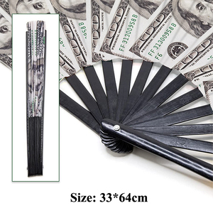 Ventaglio Pieghevole in Bambù Personalizzato con Logo Stampato, 13 <span class=keywords><strong>Pollici</strong></span>, Rumoroso, per Feste e Eventi - Product Image 3