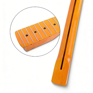 DIY 22 Fret Linkshandige ST TL Elektrische Gitaarhals Reverse Maple Hout Vintage Tint Afwerking Linkshandige Gitaarhals - Product Image 4